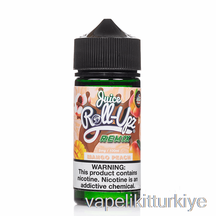 Vape Türkiye Mango şeftali - Meyve Suyu Roll Upz Remix - 100ml 0mg